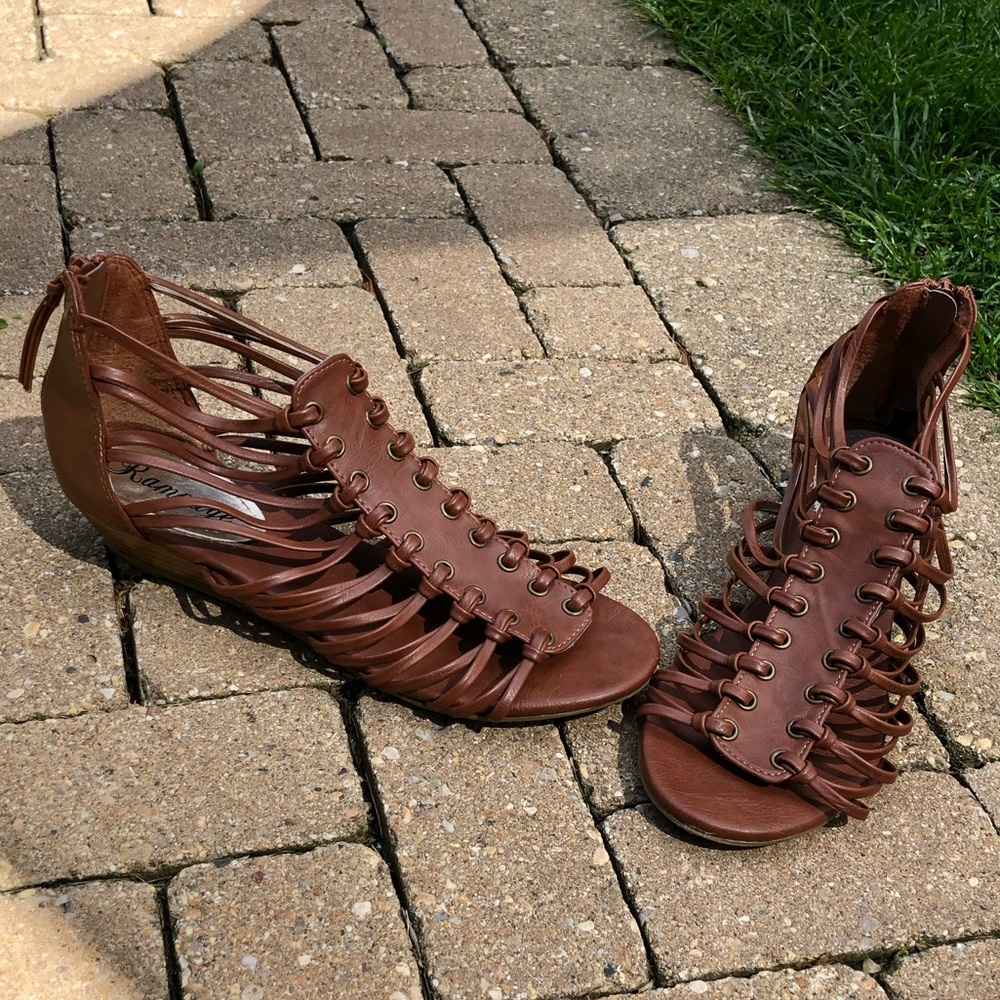 Light Brown Rampage Sandals